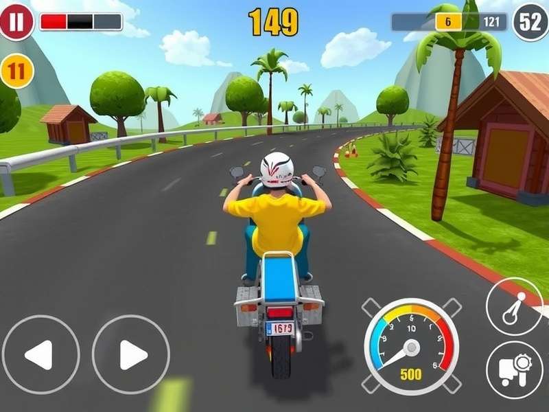 Tuk Tuk Epic Race gameplay screenshot
